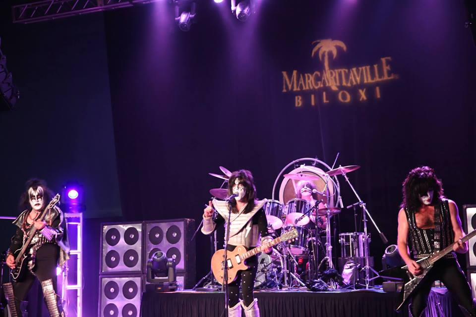 Rob playing at Margaritaville in Biloxi, with KISS Army May/14