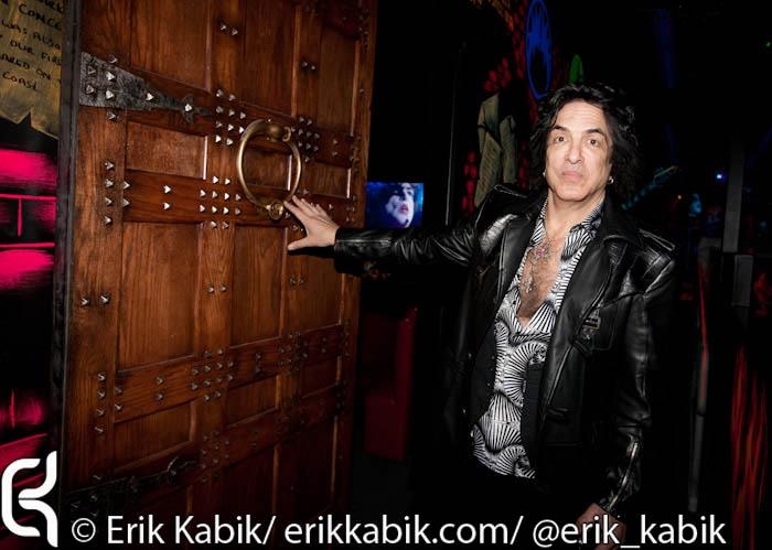 Paul Stanley with our Door on display at KMMG built by our very own Rob and Peter, order yours today!